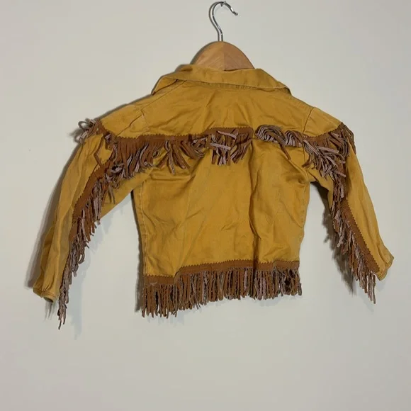 Vintage 50s Walls of Texas Western Embroidered Fringe Jacket - Picture 4 of 4